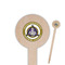 Dental Insignia / Emblem Wooden 6" Food Pick - Round - Closeup