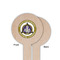 Dental Insignia / Emblem Wooden 6" Food Pick - Round - Single Sided - Front & Back