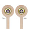 Dental Insignia / Emblem Wooden 6" Stir Stick - Round - Double Sided - Front & Back