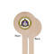 Dental Insignia / Emblem Wooden 7.5" Stir Stick - Round - Single Sided - Front & Back