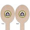 Dental Insignia / Emblem Wooden Food Pick - Oval - Double Sided - Front & Back