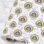 Dental Insignia / Emblem Wrapping Paper Roll - Large - Satin (Personalized)