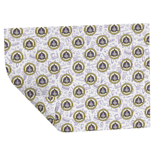Custom Dental Insignia / Emblem Wrapping Paper Sheets - Double-Sided - 20" x 28" (Personalized)