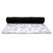 Dental Insignia / Emblem Yoga Mat Rolled up Black Rubber Backing