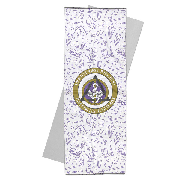 Custom Dental Insignia / Emblem Yoga Mat Towel (Personalized)
