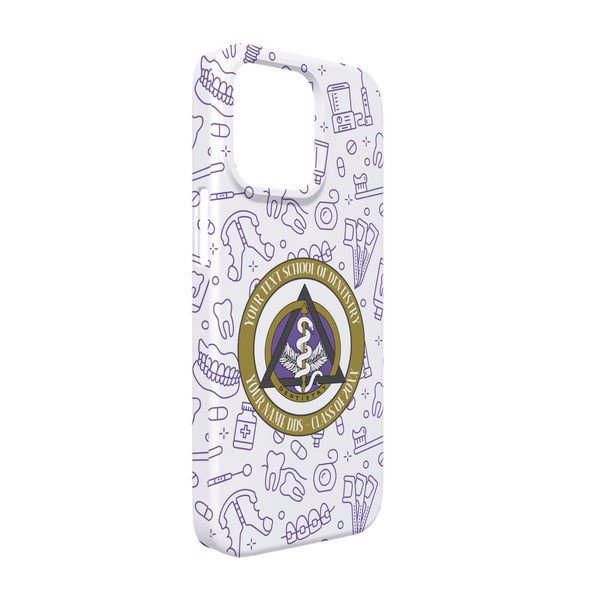 Custom Dental Insignia / Emblem iPhone Case - Plastic - iPhone 13 (Personalized)