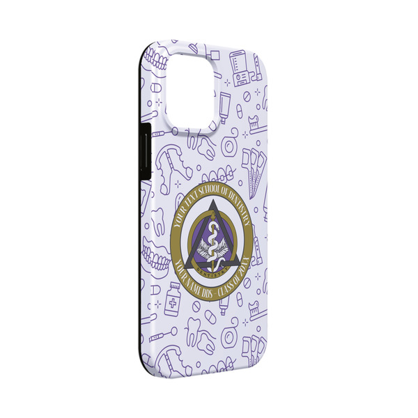 Custom Dental Insignia / Emblem iPhone Case - Rubber Lined - iPhone 13 Mini (Personalized)