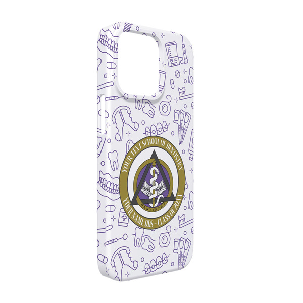 Custom Dental Insignia / Emblem iPhone Case - Plastic - iPhone 13 Pro (Personalized)