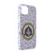 Dental Insignia / Emblem iPhone 14 Case - Angle