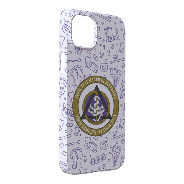 Custom Dental Insignia / Emblem iPhone Case - Plastic - iPhone 14 Plus (Personalized)