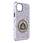 Dental Insignia / Emblem iPhone Case - Rubber Lined - iPhone 14 Pro Max (Personalized)