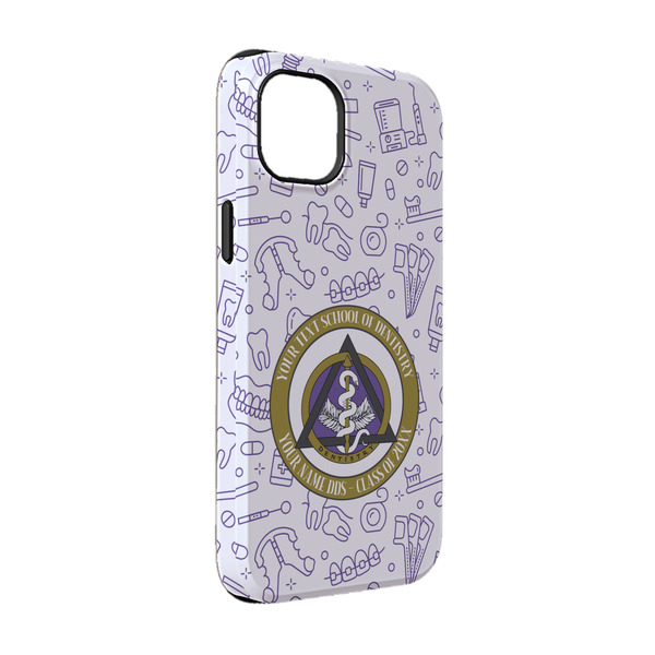 Custom Dental Insignia / Emblem iPhone Case - Rubber Lined - iPhone 14 Pro (Personalized)