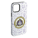 Dental Insignia / Emblem iPhone Case - Rubber Lined - iPhone 15 Plus (Personalized)