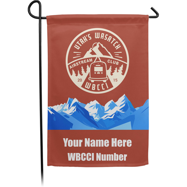 Custom Utah's Wasatch Airstream Club Garden Flag