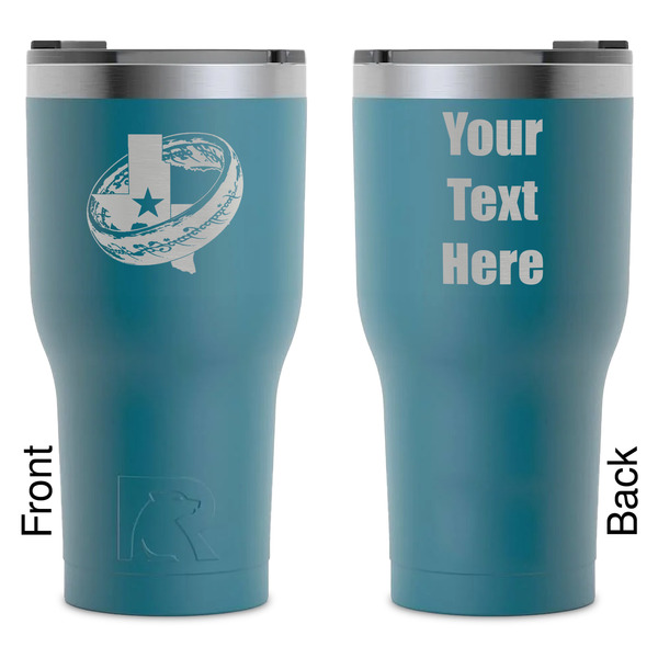 Custom Middle Earth: Strategy Battle Game RTIC Tumbler - Dark Teal - Laser Engraved - Double-Sided