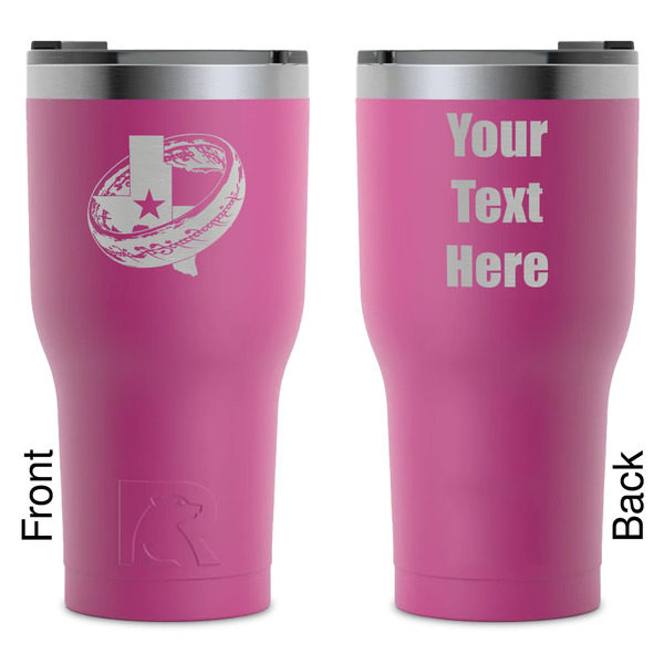 Custom Middle Earth: Strategy Battle Game RTIC Tumbler - Magenta - Laser Engraved - Double-Sided