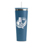 Middle Earth: Strategy Battle Game RTIC Everyday Tumbler with Straw - 28oz - Steel Blue - Single-Sided