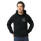 Middle Earth: Strategy Battle Game - Dallas/Fort Worth Chapter Black Hoodie on Model - Front