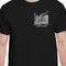 Middle Earth: Strategy Battle Game - Houston Chapter Black Crew T-Shirt on Model - CloseUp