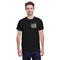 Middle Earth: Strategy Battle Game - Houston Chapter Black Crew T-Shirt on Model - Front