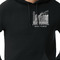 Middle Earth: Strategy Battle Game - Houston Chapter Black Hoodie on Model - CloseUp