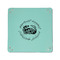 Maryland ME:SBG Crab Logo 6" x 6" Teal Leatherette Snap Up Tray - APPROVAL