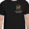 Maryland ME:SBG Crab Logo Black Crew T-Shirt on Model - CloseUp