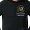 Maryland ME:SBG Crab Logo Black Hoodie on Model - CloseUp