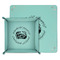 Maryland ME:SBG Crab Logo Teal Faux Leather Valet Trays - PARENT MAIN