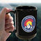 Colorado Airstream Club 15oz. Black Mug - Lifestyle