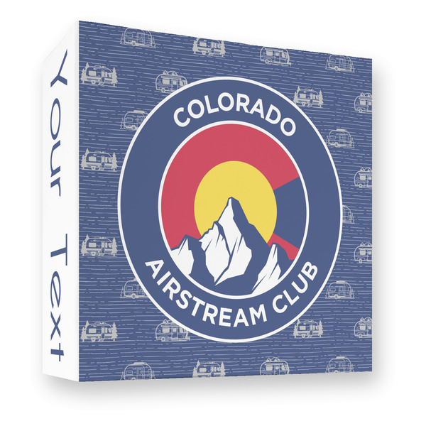 Custom Colorado Airstream Club 3-Ring Binder - Full Wrap - 3"