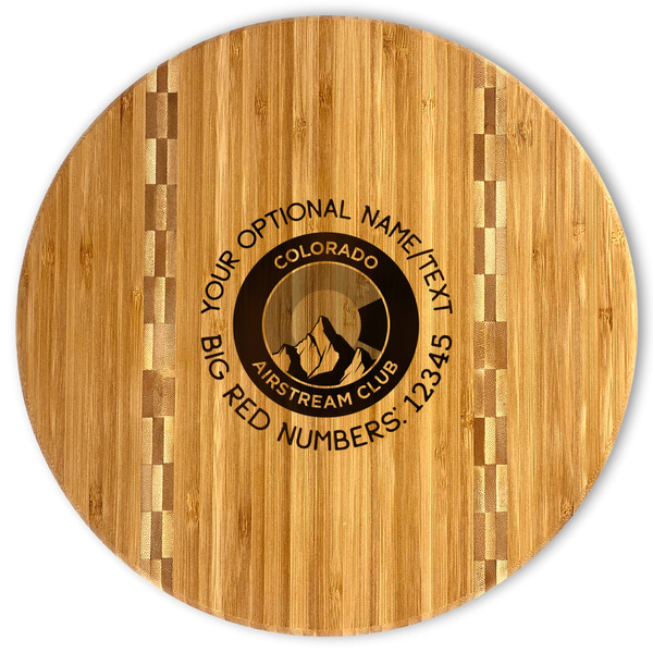 Custom Colorado Airstream Club Bamboo Cutting Board