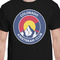 Colorado Airstream Club Black Crew T-Shirt on Model - CloseUp