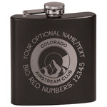 Colorado Airstream Club Black Flask Set