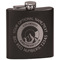 Colorado Airstream Club Black Flask - Engraved Front