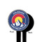 Colorado Airstream Club Black Plastic 4" Food Pick - Round - Single Sided - Front & Back