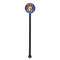 Colorado Airstream Club Black Plastic 5.5" Stir Stick - Round - Single Stick