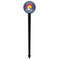 Colorado Airstream Club Black Plastic 6" Food Pick - Round - Single Pick