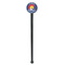 Colorado Airstream Club Black Plastic 7" Stir Stick - Round - Single Stick