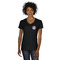 Colorado Airstream Club Black V-Neck T-Shirt on Model - Front