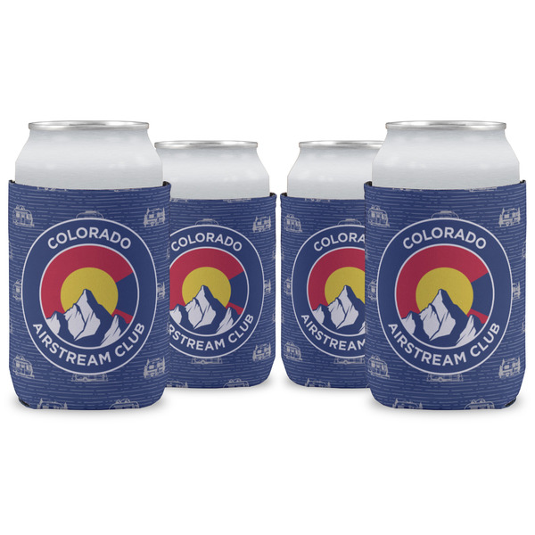 Custom Colorado Airstream Club Can Coolers - 12 oz - Set of 4