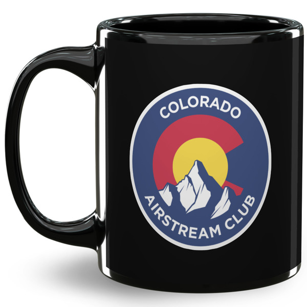 Custom Colorado Airstream Club 11 oz Coffee Mug - Black