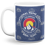 Colorado Airstream Club 11 oz Coffee Mug - White