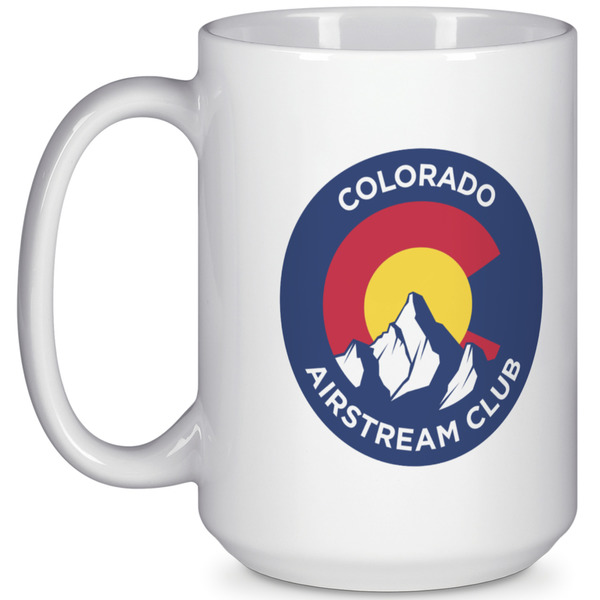 Custom Colorado Airstream Club 15 oz Coffee Mug - White