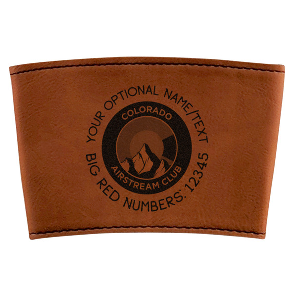 Custom Colorado Airstream Club Leatherette Cup Sleeve