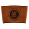 Colorado Airstream Club Cognac Leatherette Mug Sleeve - Flat