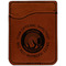 Colorado Airstream Club Cognac Leatherette Phone Wallet close up