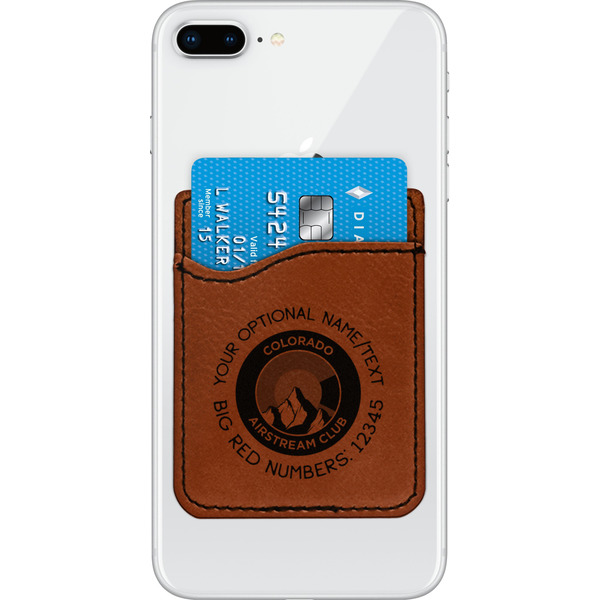 Custom Colorado Airstream Club Leatherette Phone Wallet