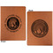 Colorado Airstream Club Cognac Leatherette Portfolios with Notepad - Small - Double Sided- Apvl