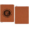 Colorado Airstream Club Cognac Leatherette Zipper Portfolios with Notepad - Single Sided - Apvl